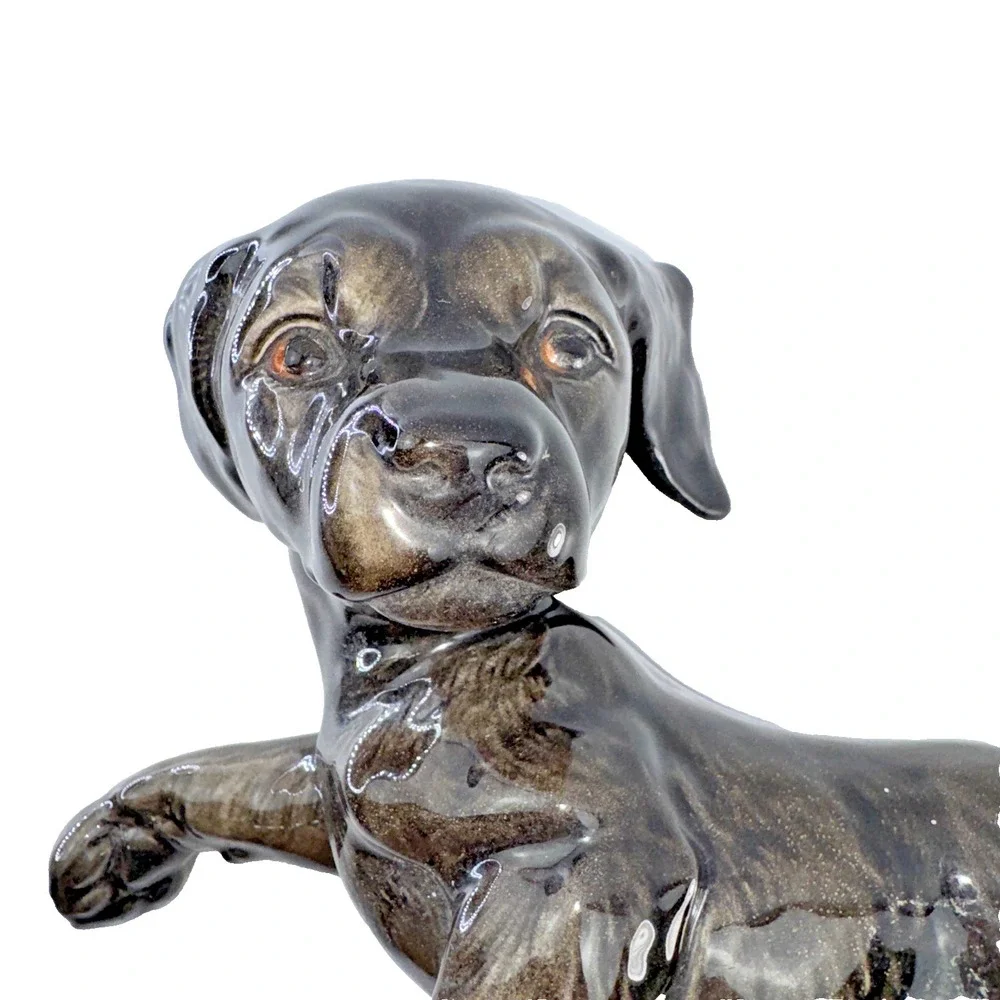 SUPER RARE Goebel Labrador Puppy Dog W Germany 30 038 12 LEG REPAIR